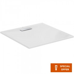 Shower tray Square 90x90x2,5 material: Acrylic, color: White surface: Glossy Square