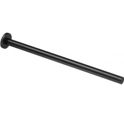 Πετσετοθήκη 35cm κάθετη από ορείχαλκο μονή, χρώμα: Μαύρο επιφάνεια: Ματ