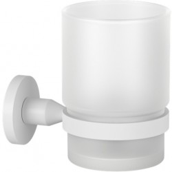 Cupholder material: Brass Wall-mounted, color: White surface: Matt Tumbler holders