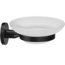 Σαπουνοθήκη από ορείχαλκο επίτοιχος τύπος, χρώμα: Μαύρο επιφάνεια: Ματ Σαπουνοθήκες