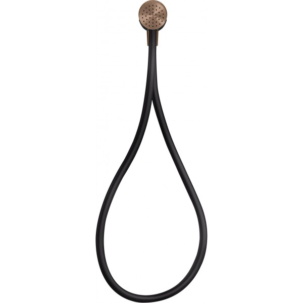 Shower head W/ hose and holder 1 jet Copper Brushed PVD, color: Bronze surface: Brushed Hand showers