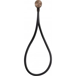 Τηλέφωνο ντους με σπιράλ & στήριγμα 1 ροής Darkflex 1,50m Copper Brushed PVD, χρώμα: Μπρονζέ επιφάνεια: Βουρτσισμένη Τηλέφωνα