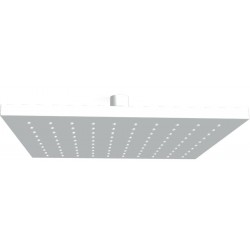 Shower head Wall-mounted / Ceiling-mounted 25x25 material: Brass, style: 1 spray, color: White surface: Matt Overhead showers
