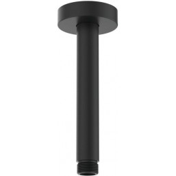 Βραχίονας 15cm silk black οροφής από ορείχαλκο, χρώμα: Μαύρο επιφάνεια: Ματ