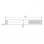 Τηλέφωνο ντους 1 ροής silk black, χρώμα: Μαύρο επιφάνεια: Ματ Τηλέφωνα