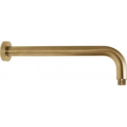 Βραχίονας 35cm Brushed Gold επίτοιχος τύπος από ορείχαλκο, χρώμα: Χρυσό επιφάνεια: Βουρτσισμένη