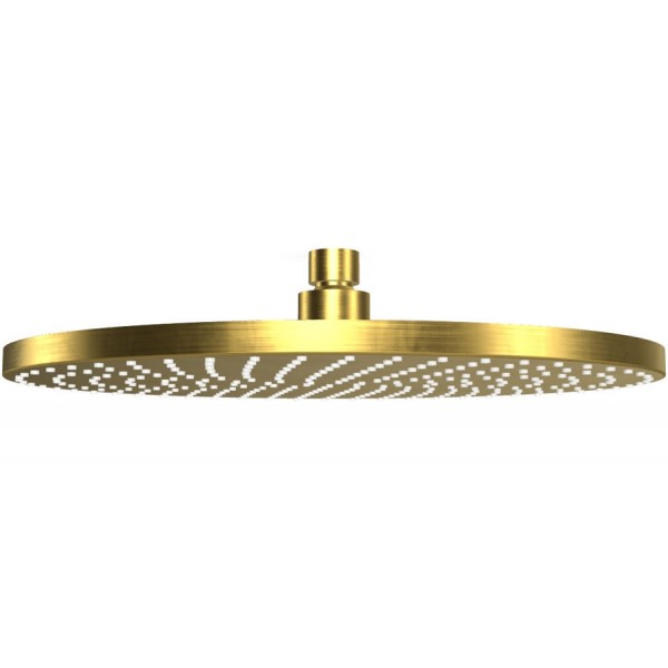 Shower head Wall-mounted / Ceiling-mounted 30x30 material: Brass, style: 1 spray, color: Gold surface: Brushed Overhead showers Shower head Wall-mounted / Ceiling-mounted 30x30 material: Brass, style: 1 spray, color: Gold surface: Brushed Overhead showers