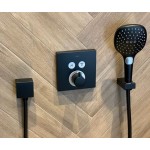 Provision, color: Black surface: Matt Outlet elbows Provision, color: Black surface: Matt Outlet elbows