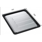 Επιφάνεια στραγγιστική 43x34,2x2,2cm από inox Στραγγιστικές επιφάνειες