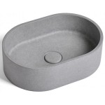 Washbasin Free standing 40x28x12 material: Concrete Without hole Without overflow B1, color: Grey surface: Matt Free standing Washbasin Free standing 40x28x12 material: Concrete Without hole Without overflow B1, color: Grey surface: Matt Free standing