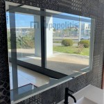 Bathroom furniture set with washbasin 120x47x62 material: Lacquer wall mounted, color: White Bathroom furniture sets Bathroom furniture set with washbasin 120x47x62 material: Lacquer wall mounted, color: White Bathroom furniture sets
