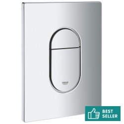 Flush wall plates for concealed cistern dual flush valve material: ABS Pneumatic, color: Chrome surface: Glossy