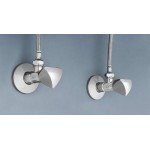 Διακόπτης γωνιακός, 1/2'' x 1/2'', TDL από ορείχαλκο, χρώμα: Χρωμέ επιφάνεια: Γυαλιστερή Διακόπτες, Κάνουλες