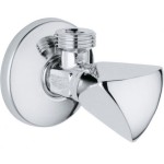 Διακόπτης γωνιακός, 1/2'' x 1/2'', TDL από ορείχαλκο, χρώμα: Χρωμέ επιφάνεια: Γυαλιστερή Διακόπτες, Κάνουλες