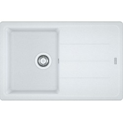 Sink Granite 78x50 left / right nested 1 bowl, color: White Granite