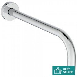 Βραχίονας 30cm επίτοιχος τύπος από ορείχαλκο, χρώμα: Χρωμέ επιφάνεια: Γυαλιστερή Βραχίονες κεφαλής ντους