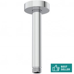 Βραχίονας 15cm οροφής από ορείχαλκο, χρώμα: Χρωμέ επιφάνεια: Γυαλιστερή