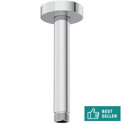 Βραχίονας 15cm οροφής από ορείχαλκο, χρώμα: Χρωμέ επιφάνεια: Γυαλιστερή Βραχίονες κεφαλής ντους