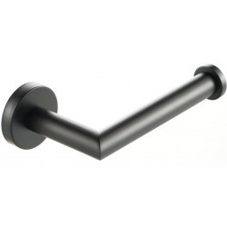 Χαρτοθήκη ανοιχτή από inox Brushed black, χρώμα: Μαύρο επιφάνεια: Βουρτσισμένη Χαρτοθήκες