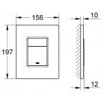 Flush wall plates for concealed cistern Warm sunset dual flush valve material: ABS Pneumatic, color: Pink Gold surface: Glossy Flush plates Flush wall plates for concealed cistern Warm sunset dual flush valve material: ABS Pneumatic, color: Pink Gold surface: Glossy Flush plates