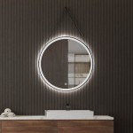 Mirror, shape: Round 80x80 material: Crystal, color: Black Mirrors Mirror, shape: Round 80x80 material: Crystal, color: Black Mirrors