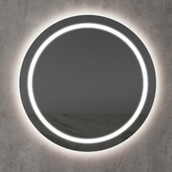 Mirror, shape: Round 59x59 material: Crystal, color: No color Mirrors