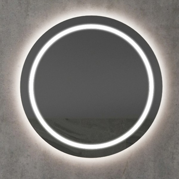 Mirror, shape: Round 59x59 material: Crystal, color: No color Mirrors