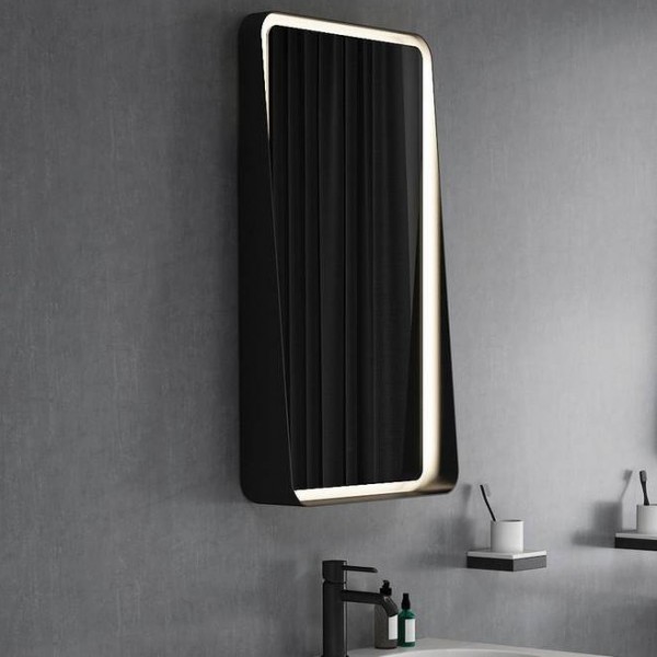Mirror, shape: Rectangle 50x90 material: Crystal, color: Black Mirrors