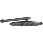 Shower head Wall-mounted 35x35 material: Inox, style: 1 spray, color: Black surface: Brushed Overhead showers Shower head Wall-mounted 35x35 material: Inox, style: 1 spray, color: Black surface: Brushed Overhead showers
