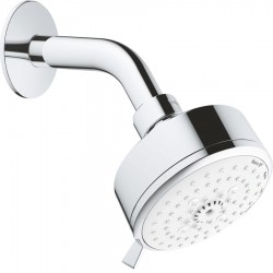 Shower (jet) 4 sprays, color: Chrome material: Brass surface: Glossy Wall-mounted shower heads