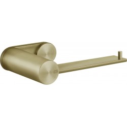 Χαρτοθήκη ανοιχτή από inox Brass Brushed PVD, χρώμα: Χρυσό επιφάνεια: Βουρτσισμένη Χαρτοθήκες