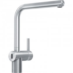 Kitchen tap Deck-mounted material: Inox L-Spout, color: Chrome surface: Brushed