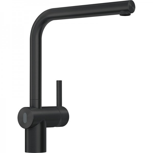 Kitchen tap Deck-mounted material: Brass L-Spout, color: Black surface: Glossy Deck-mounted Kitchen tap Deck-mounted material: Brass L-Spout, color: Black surface: Glossy Deck-mounted