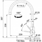 Kitchen tap Deck-mounted material: Inox Industrial black, color: Black surface: Matt Deck-mounted Kitchen tap Deck-mounted material: Inox Industrial black, color: Black surface: Matt Deck-mounted