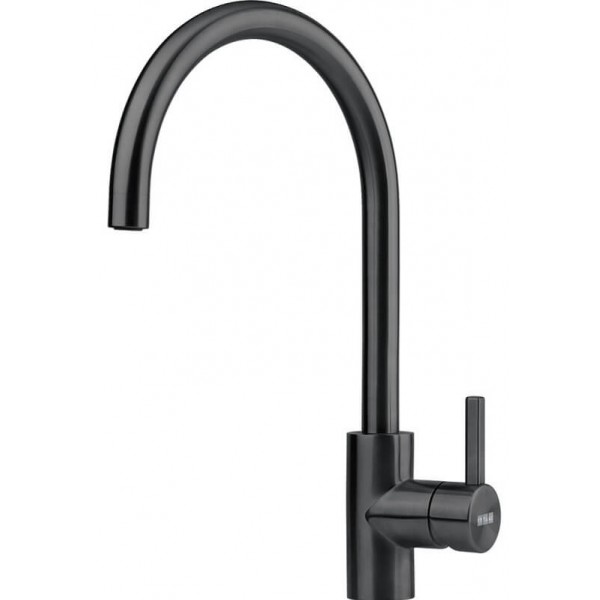 Μπαταρία κουζίνας επικαθήμενη από inox Industrial black, χρώμα: Μαύρο επιφάνεια: Ματ Επικαθήμενες Μπαταρία κουζίνας επικαθήμενη από inox Industrial black, χρώμα: Μαύρο επιφάνεια: Ματ Επικαθήμενες