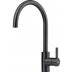 Kitchen tap Deck-mounted material: Inox Industrial black, color: Black surface: Matt