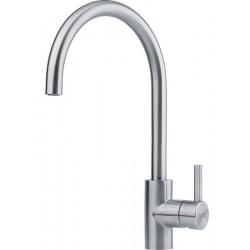 Kitchen tap Deck-mounted material: Inox Inox, color: Chrome surface: Brushed Deck-mounted