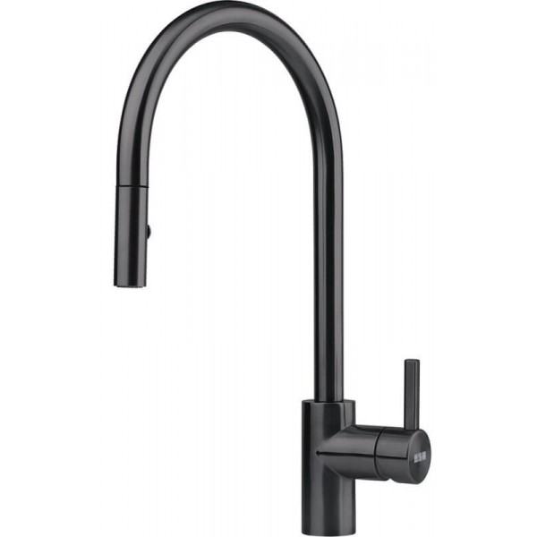 Kitchen tap Deck-mounted material: Inox with shower Industrial black, color: Black surface: Matt Deck-mounted Kitchen tap Deck-mounted material: Inox with shower Industrial black, color: Black surface: Matt Deck-mounted