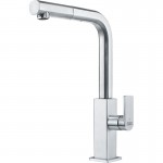 Kitchen tap Deck-mounted material: Inox With Pull-Out Spray 1 jet, color: Chrome surface: Brushed Deck-mounted Kitchen tap Deck-mounted material: Inox With Pull-Out Spray 1 jet, color: Chrome surface: Brushed Deck-mounted