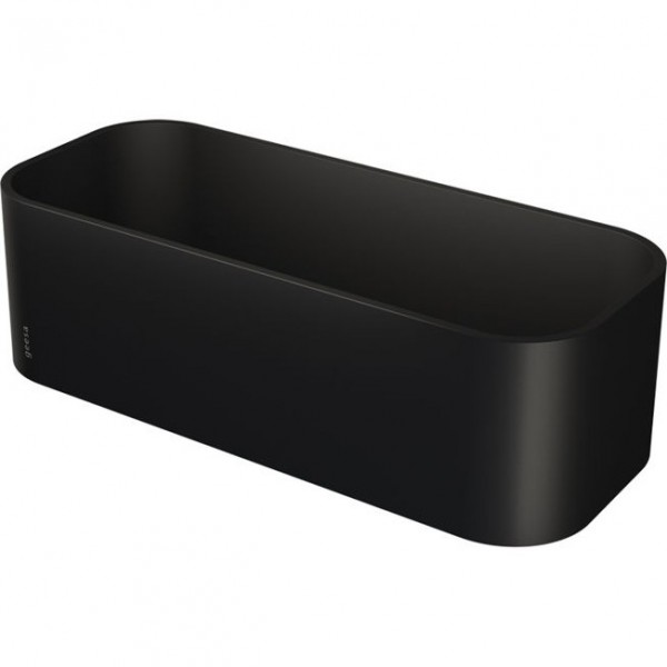 Sponge box material: Brass Double-mounted deep Single 25x11,1, color: Black surface: Matt Shower baskets Sponge box material: Brass Double-mounted deep Single 25x11,1, color: Black surface: Matt Shower baskets