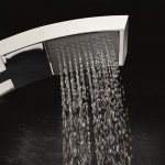Στήλη ντους 131,4cm από αλουμίνιο, χρώμα: Χρωμέ/Λευκό επιφάνεια: Ματ Απλές