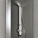Στήλη ντους 131,4cm από αλουμίνιο, χρώμα: Χρωμέ/Λευκό επιφάνεια: Ματ Απλές Στήλη ντους 131,4cm από αλουμίνιο, χρώμα: Χρωμέ/Λευκό επιφάνεια: Ματ Απλές