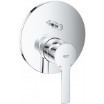 Shower tap Wall-mounted external part 2 way material: Brass mixer With plate without hand shower, hose and holder, color: Chrome surface: Glossy Wall-mounted - external part Shower tap Wall-mounted external part 2 way material: Brass mixer With plate without hand shower, hose and holder, color: Chrome surface: Glossy Wall-mounted - external part