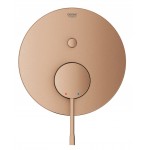 Shower tap Wall-mounted external part 2 way material: Brass mixer With plate without hand shower, hose and holder Brushed warm sunset, color: Pink Gold surface: Brushed Wall-mounted - external part Shower tap Wall-mounted external part 2 way material: Brass mixer With plate without hand shower, hose and holder Brushed warm sunset, color: Pink Gold surface: Brushed Wall-mounted - external part