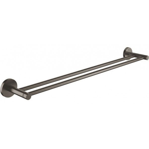Πετσετοθήκη 60cm brushed hard graphite σταθερή από ορείχαλκο διπλή, χρώμα: Γκρι επιφάνεια: Βουρτσισμένη Πετσετοθήκες Πετσετοθήκη 60cm brushed hard graphite σταθερή από ορείχαλκο διπλή, χρώμα: Γκρι επιφάνεια: Βουρτσισμένη Πετσετοθήκες