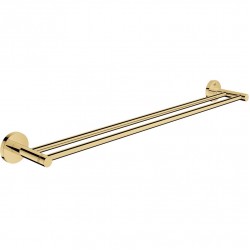 Towel 60cm Cool sunrise Fixed double material: Brass, color: Gold surface: Glossy Towel rails