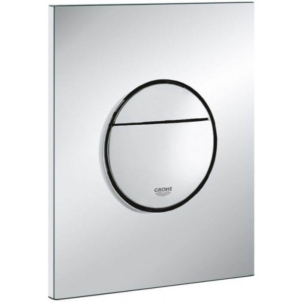Flush wall plates for concealed cistern dual flush valve material: ABS Pneumatic, color: Chrome surface: Glossy Flush plates