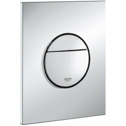 Πλακέτα εντοιχιζόμενου καζανακίου από ABS διπλής ενέργειας με πνευματικό μηχανισμό, χρώμα: Χρωμέ επιφάνεια: Γυαλιστερή Πλακέτες