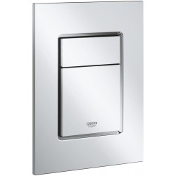 Flush wall plates for concealed cistern dual flush valve material: ABS Pneumatic, color: Chrome surface: Glossy Flush plates