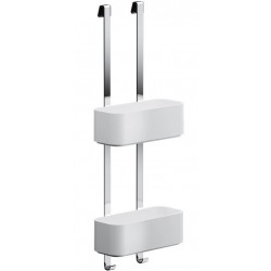 Σπογγοθήκη από ορείχαλκο διπλή κρεμαστή 25x11,5x65, χρώμα: Χρωμέ επιφάνεια: Γυαλιστερή Σπογγοθήκες